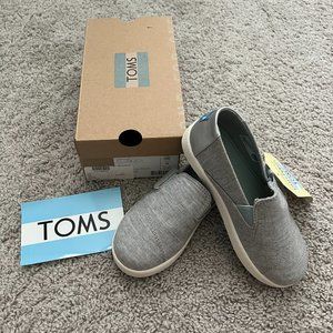 TOMS Avalon Slip-On Sneaker Unisex Toddler Size 11 Grey